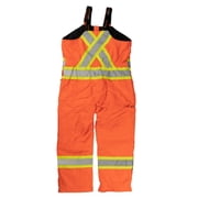 Tough Duck Hi-Vis Insulated Bib Overalls,Black S79821