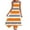 Orange, variant on Kaemgyyd Women's Casual Summer Dress Loose Stripe Sleeveless Sundress Fashion Hankerchief Hem Midi Tank Beach Dresses