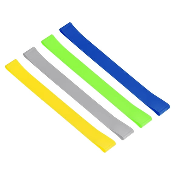 Unique Bargains Towel Bands Windproof Holder Stretchable Chair Towel Clips Straps Blue, Gray, Fluorescent Green, Yellow