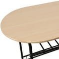 thumbnail image 5 of Topbuy 3 PCS Kitchen Dining Set Compact Bistro Pub 2 Chairs & Table Natural, 5 of 5