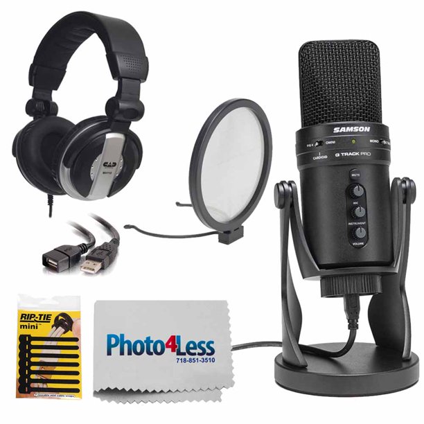 Samson GTrack Pro USB 24bit Studio Condenser Mic with Audio Interface