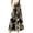 Beige, variant on Women's Tropical Wide Leg Pants, Floral Print High Waist With Ruffle & Drawstring, Loose Beach Trousers With Side Pockets Beige XL