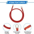thumbnail image 4 of 1 Pc Battery Inverter Cable 5 AWG Gauge 2.5FT 5/16" Lug Battery Cable Universal for Car Vehicle Boat RV Solar Tinned Copper Red, 4 of 7