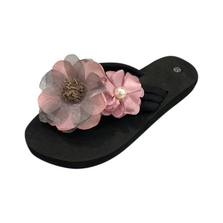 

Summer Fashion Ladies Holiday Rubber Sole Beach Wedge Flip Flops