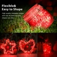 thumbnail image 6 of USB Plug In Fairy Lights, 66ft 200 LED Micro Copper Wire Fairy String Lights for Indoor Bedroom, Christmas, Parties, Wedding, Centerpiece, Decoration,Red, 6 of 7