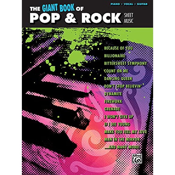 Pre-Owned The Giant Pop & Rock Piano Sheet Music Collection: Piano/Vocal/Guitar (Giant Book of Sheet Music) Paperback