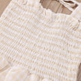 thumbnail image 5 of WOYY Little Girls Sweet Floral Print Dress Sleeveless Ruffle Smocked Tiered Dress, 5 of 5