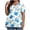 Z9-Multicolor womens shirt, variant on QETYUW Plus Size Graphic Tees for Women Short Sleeve Tunic Tops Casual V Neck Tshirts Floral Print T-Shirts Loose Fit Home Shirts