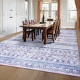 thumbnail image 6 of Jamfeel Washable Area Rugs Non-slip Printed Boho Area Rug for Living Room Soft Low Pile Carpet Home Decor 6'x9' Blue and Purple, 6 of 8