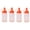 Red, variant on 4-Pack Mini Squeeze Bottles with Leak-Proof Screw Caps for Storing Sauces and Condiments in the Kitchen