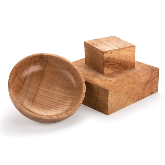 Woodcraft Figured Maple 2-1/2" X 10" X 10" 1-Piece