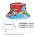 thumbnail image 2 of Bebés Looney Tunes Sombrero bucket para adultos, gorra de protección solar, sombrero de pescador plegable para viajes al aire libre, pesca y actividades de verano, 2 of 6