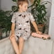 thumbnail image 4 of Balery Funny Chicken Conjunto de Pijama Infantil de Manga Corta con Estampado – Ropa de Dormir de Algodón Suave-3X-Large, 4 of 6