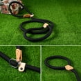 thumbnail image 3 of WHAMVOX 1Pack Nylon Training Lead for Medium Large-size Dogs Black Blue 1.4In x 55In, 3 of 8
