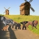 thumbnail image 4 of Mini Animal Animal Niños Juguete Modelo Sabana Elefante Jirafa Estatua Oso 1 Modelo animal salvaje a, 4 of 9