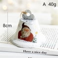 thumbnail image 1 of Christmas Wrought Iron Christmas Tree Snowman Hanging Bells Jingle Pendant Party Decoration, 1 of 8