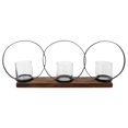 thumbnail image 1 of Sagebrook Home 28" 3-Candle Holders, Brown, 1 of 2