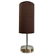 thumbnail image 1 of Lampara De Mesa, Luz Ideal, Murano Satín, Pantalla De Tela Chocolate, 1 of 6