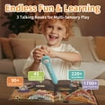 thumbnail image 5 of alilo Talking Pen for Kids Ages 2-6 | Educational Electronic Toy with 3 Interactive Books, 100 Flashcards, ABCs & Piano Card | Early Learning Gift for Toddlers, Boys and Girls, 5 of 9