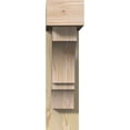 thumbnail image 2 of Ekena Millwork 6"W x 22"D x 22"H Balboa Block Rough Sawn Bracket w/ Offset Brace, Douglas Fir, 2 of 25