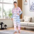 thumbnail image 6 of FORMRS Onesies Pajama for Adults Unisex Hoodie Winter Jumpsuit One Piece Sleepwear, Sizes S-2XL, Light Blue Gradient, 6 of 7