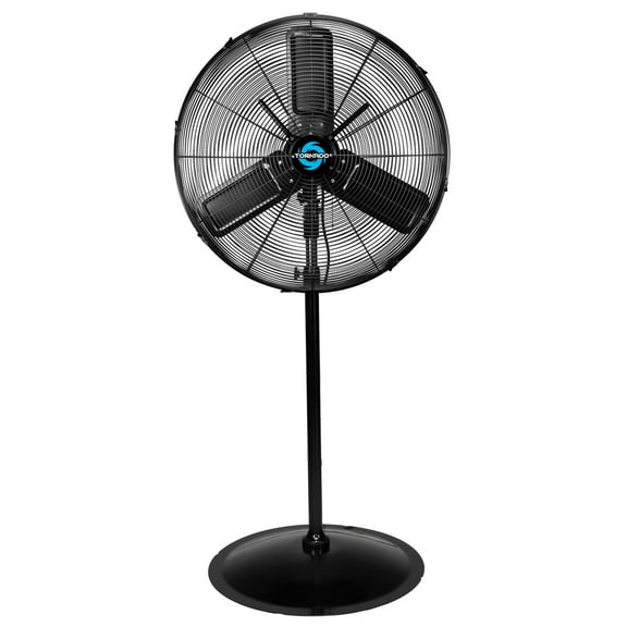 Tornado - 24 inch Oscillating Metal Pedestal Fan 2 Speed - 7600 CFM - UL Safety Listed