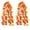 Orange, variant on 2 Pack Artificial Maple Leaf Garland, Autumn Foliage Vine Decor for Thanksgiving Home Wedding Fireplace Mantle, Decoration for Indoor Outdoor Table Tree and Party Events, 68.90 Inch
