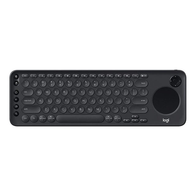Teclado multimedia inalámbrico Logitech K600 con panel de Logitech K600