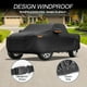 thumbnail image 4 of Funda de coche Bargains de aluminio para exteriores, funda impermeable para todo clima con cremallera en la puerta del conductor, negra para Hyundai Santa Cruz, 4 of 7
