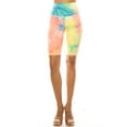 thumbnail image 2 of Women's Tiedye Honeycomb athletic Biker Shorts, 2 of 4
