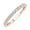 Rose Gold (Ring Size 3.5), variant on 1/2 Carat Diamond 3/4 Eternity Wedding Band in 10k White Gold (Ring Size 6) - IGI Certified
