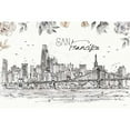 thumbnail image 3 of Tavoletti, Anne 24x17 Black Modern Framed Museum Art Print Titled - Skyline Sketches VII, 3 of 5