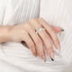 thumbnail image 5 of Accesorios de joyería Anillo Para Micro-set Circón Enviar Novia Anillo Abierto Regalos Anillos, 5 of 6