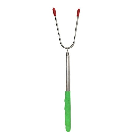 

Buodes Barbecue Grill 4Pcs Stainless Steel Grilled Meat Barbecue Fork Fruit Fork Dessert Fork BBQ Tool