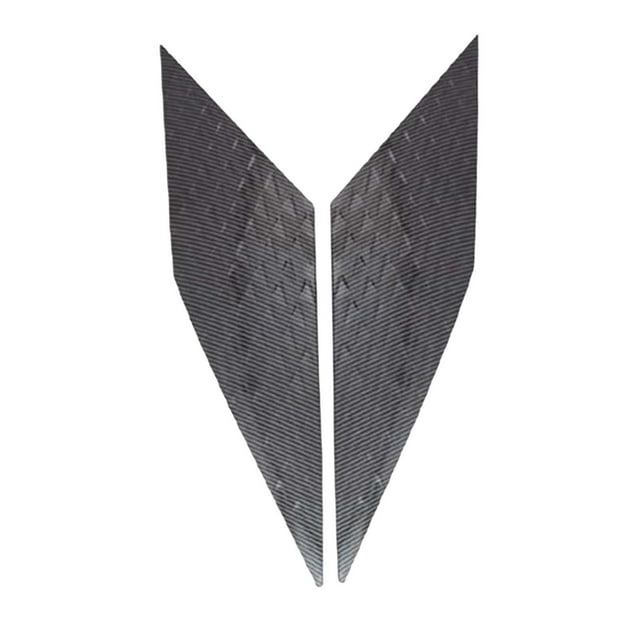 2 uds., cubiertas de moldura de ventana lateral, decoración para Byd Atto 3 Yuan Plus, accesorios Fibra Zulema Cubiertas de molduras de ventanas laterales