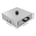 thumbnail image 2 of Kitchen Rice Noodle Roll Machine Food Steamer With Trays & Lid Stainless Steel, 2 of 17