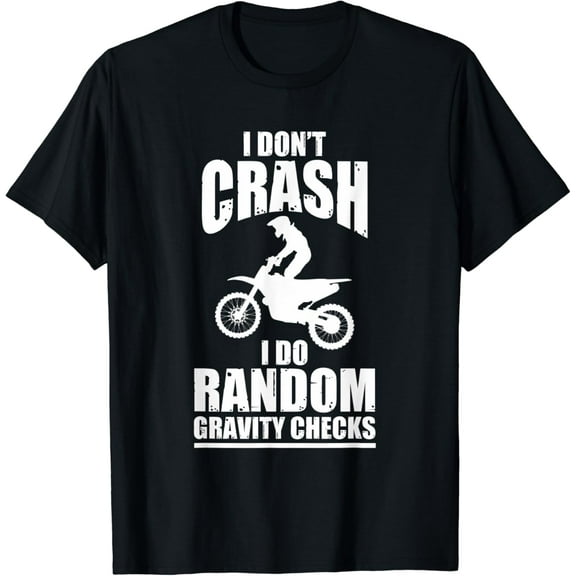 Funny Dirt Bike Novelty Vintage Graphic T-Shirt