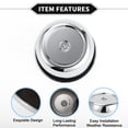 thumbnail image 3 of Unique Bargains Car Wheel Hub Center Caps 85mm 3.35" OD Center Hub Cover Scratch Resistance Plastic Chrome Silver Tone, 3 of 6