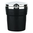 thumbnail image 2 of Walbest Cigarette Smoke Car Ashtray Cup Holder, LED Portable Auto Car Truck with Lid for Office Home Car Ashtray (Black), 2 of 7