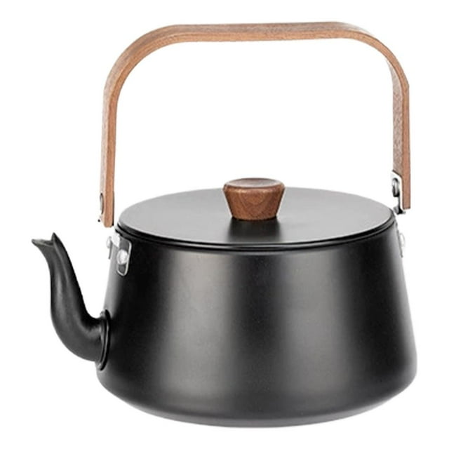 1100ML Outdoor Kettle - Large Capacity Camping & Picnic Portable Aluminum Tea Maker Wild Tea Pot & Coffee Maker