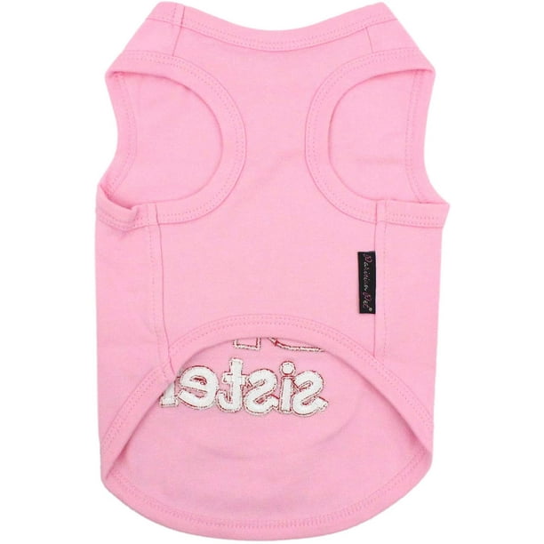 ATTOE Dog Cat Clothes Tee Shirts Big Brother and Sister T Shirt