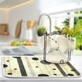 thumbnail image 2 of Yayeee Dish Drying Mat for Kitchen Counter Ultra Absorbent Easy Clean Pad 24x18", Stripes Pattern, 2 of 7