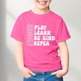thumbnail image 4 of Girls Shirts Kids Casual Tshirt Graphic Tee Short Sleeve T Shirt Summer Top for Kids Youth Children, 4 of 4