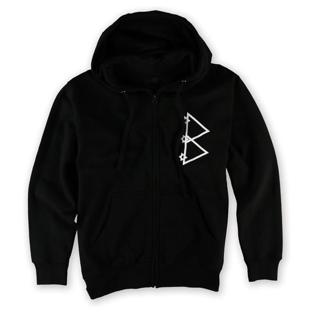 Black Scale The Pyrex Vision - Sudadera con capucha y cremallera para hombre, color negro, grande Black Scale Sudadera