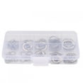 thumbnail image 2 of 100 Pcs 304 Stainless Steel C Type Circlip Snap Rings, Compact and Practical Design, Portable Storage, Great Anti Rust Performance, 2 of 7