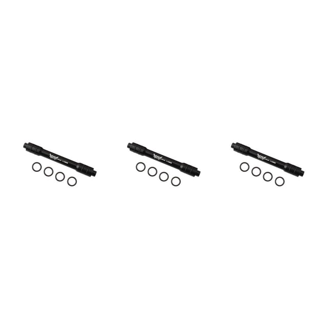 Soidarity Adaptador de eje pasante de bicicleta Cubo de rueda delantera resistente al desgaste 12 a 9 mm 100 MM Eje de conversión Adaptador de Type1 NO1