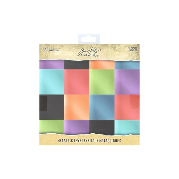 Tim Holtz Idée-Logie Cache-Papier 8X8 Bijoux Métalliques