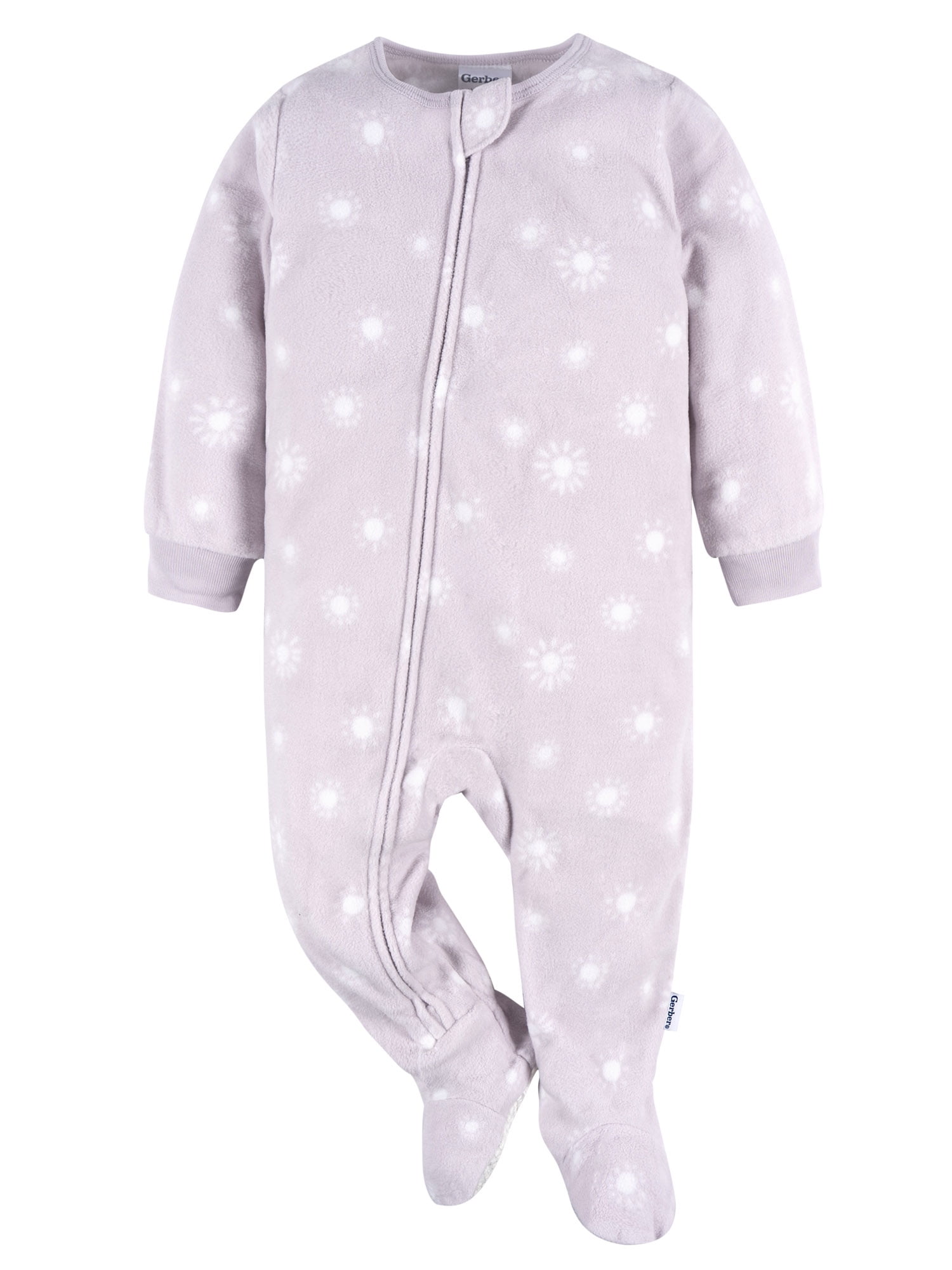 Gerber Baby and Toddler Neutral Microfleece Blanket Sleeper Pajamas, 2-Pack, Sizes 0/3 Months -5T