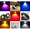 thumbnail image 5 of 6pcs 9W DC 12v 18mm Eagle Eye LED Bulbs Universal Waterproof Car Motorcycle Backup Reverse Turn Signal Light, 5 of 5