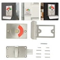 Myenne Toilet Door Lock Public Toilet Partition Red and Green Display Indicator Lock - Walmart.com